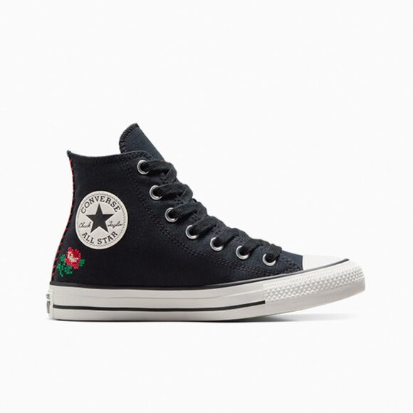 Chuck Taylor All Star Rose Cross Stitch - Picture 1 of 1